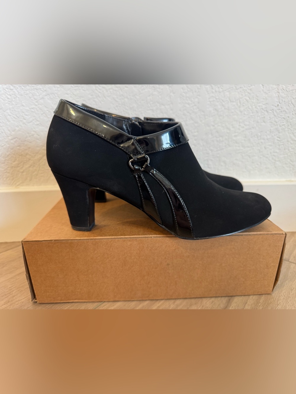 Easy Street Suede Booties